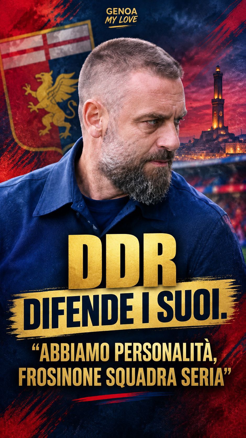 DDR DIFENDE I SUOI. "ABBIAMO PERSONALITÀ, FROSINONE SQUADRA SERIA"