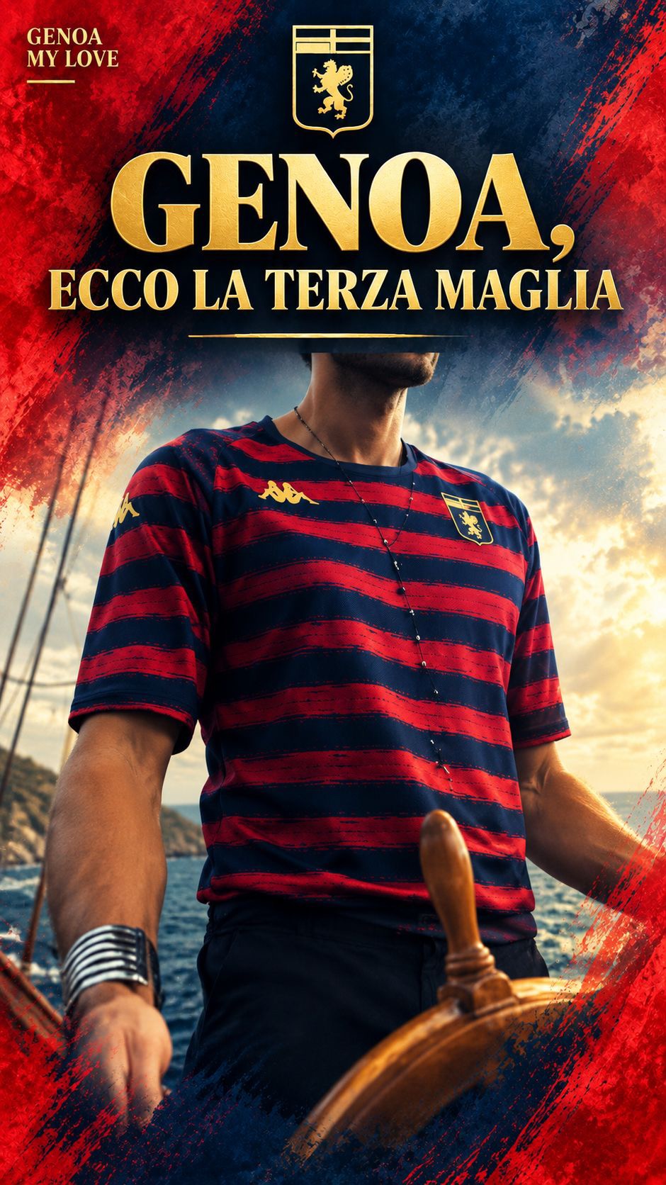 GENOA, ECCO LA TERZA MAGLIA