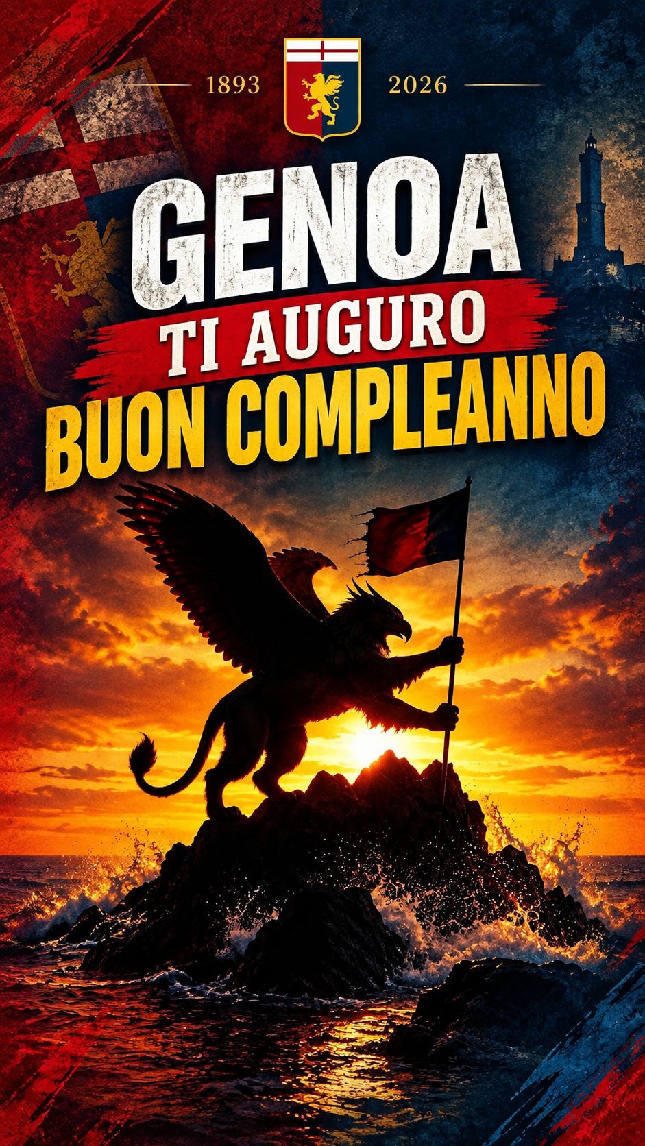 GENOA, ti auguro un buon compleanno.